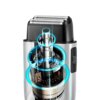Беспроводная электробритва для мужчин, 1400мАч, от USB, Kemei T402, Серая / Бритва аккумуляторная / Электрическая бритва / Шейвер