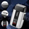 Беспроводная электробритва для мужчин, 1400мАч, от USB, Kemei T402, Серая / Бритва аккумуляторная / Электрическая бритва / Шейвер