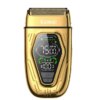 Электробритва мужская Kemei KM-T360 с двумя плавающими сеточными головками, 3 скоростями и LCD-дисплеем, корпус из цинкового сплав