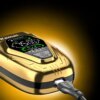 Электробритва мужская Kemei KM-T360 с двумя плавающими сеточными головками, 3 скоростями и LCD-дисплеем, корпус из цинкового сплав