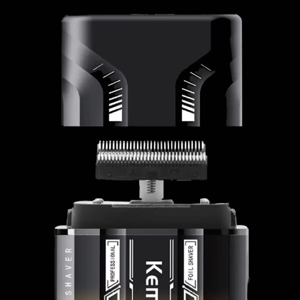 Беспроводная бритва для мужчин с UV-дезинфекцией, USB-C, Kemei KM-T418, Градиент / Шейвер / Аккумуляторная мужская электробритва