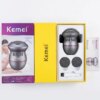 Электрическая пилка для ног, USB, Kemei KM-553, Серый / Электрическая терка для пяток / Электропемза / Электропилка для педикюра