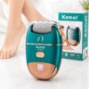 Электрическая терка для пяток, USB, Kemei KM-6865, Зеленая / Электрическая пила для ног / Электропемза от натоптышей, для педикюра