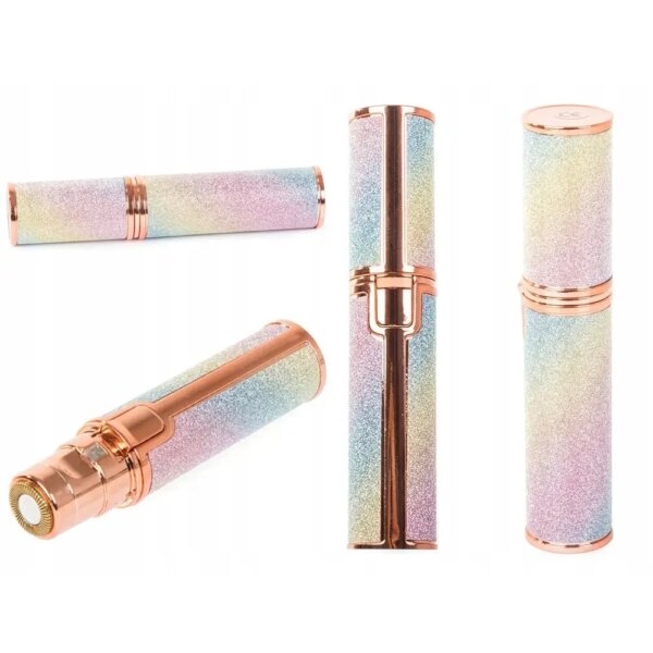 Женский триммер эпилятор 2в1, XL-1606 от USB, Розовый / Электрический триммер для лица / Женский эпилятор для бровей