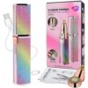 Женский триммер эпилятор 2в1, XL-1606 от USB, Розовый / Электрический триммер для лица / Женский эпилятор для бровей