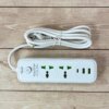 Сетевой фильтр питания 2 м, 2 розетки + 2хUSB + 1хType-C, 2500Вт, WL-4/ Удлинитель с выключателем
