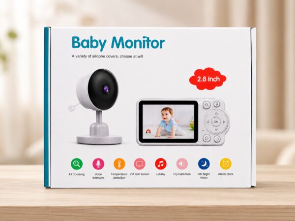 Видеоняня C3 с LCD-дисплеем 2,8дюйма / Видеоняня с ночным видением и двусторонней связью