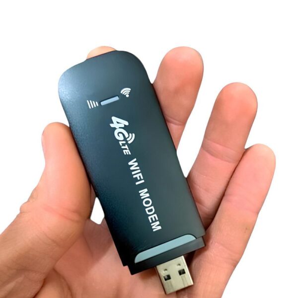 4G USB модем, 150 Мбит, Черный /с, радиус 15м / Мобильный модем 4G / WiFi модем портативный