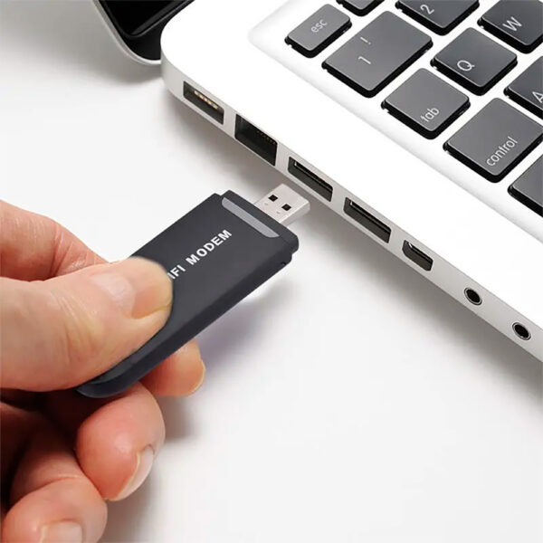 4G USB модем, 150 Мбит, Черный /с, радиус 15м / Мобильный модем 4G / WiFi модем портативный