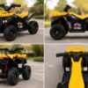 Детский электро-квадроцикл 222 / Квадроцикл с двумя моторами, Bluetooth и EVA-колесами