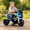 Детский электро-трицикл K160 Голубой / Детский электромотоцикл аккумуляторный