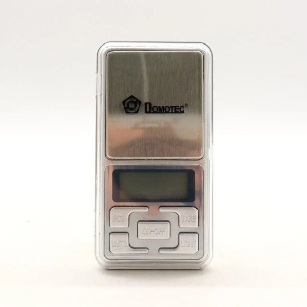 Ювелирные весы до 100г ( 120x62x20 мм) Pocket Scale QCP100, Серые / Электронные мини веса / Карманные весы
