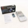 Ювелирные весы до 100г ( 120x62x20 мм) Pocket Scale QCP100, Серые / Электронные мини веса / Карманные весы