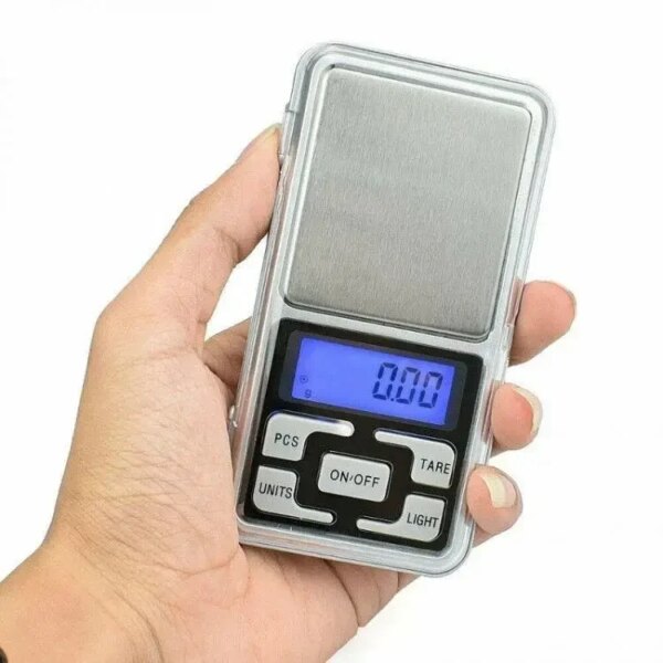 Электронные весы 200 г Pocket Scale QCP200, Серебряный / Карманные весы / Ювелирные цифровые весы / Цифровые весы