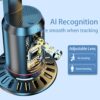 Штатив-стабилизатор Q02 360° с AI отслеживанием лица и движений для смартфона, экшн камеры Управление жестами
