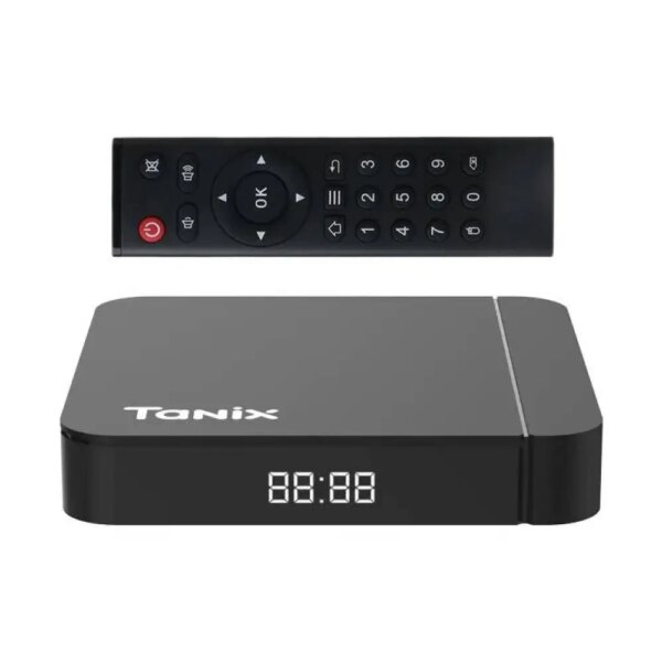Смарт приставка Tanix, 4/32 ГБ, Черный / ТВ приставка / Смарт бокс для телевизора / Андроид тв / Смарт ТВ