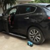 Автомобильный компрессор AD 636060 2-поршневой 12V с набором инструментов для ремонта шин в кейсе, зелёный
