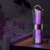 Лампа-ловушка для комаров LY-936 USB бесшумная с функцией ночника и электрической сеткой 3000 В, чёрная