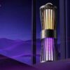 Лампа-ловушка для комаров LY-936 USB бесшумная с функцией ночника и электрической сеткой 3000 В, чёрная