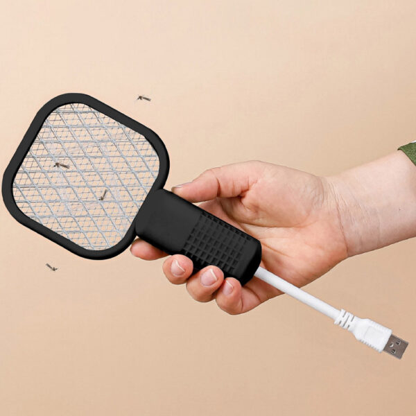 Электрический уничтожитель насекомых от USB, Черный / Лампа от комаров / Ловушка для комаров / Электрическая мухобойка