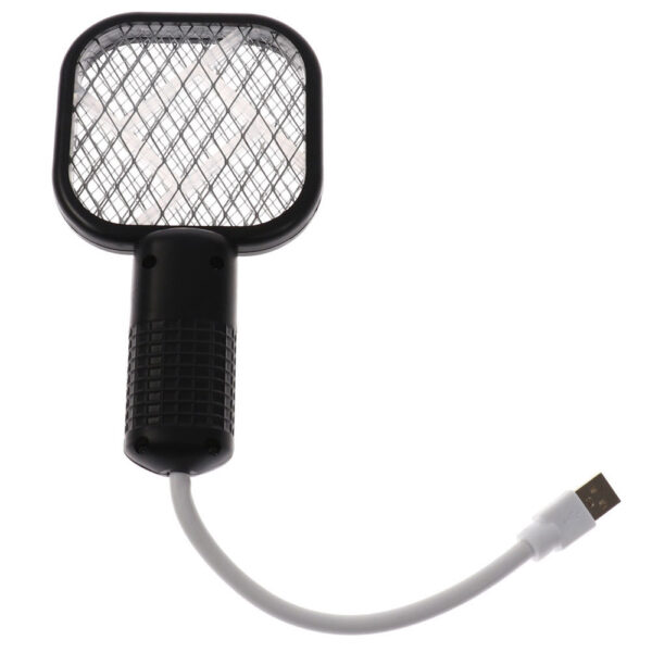 Электрический уничтожитель насекомых от USB, Черный / Лампа от комаров / Ловушка для комаров / Электрическая мухобойка