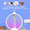 Электрическая ловушка для комаров 3-в-1 AND LY-844, 3000 В, аккумулятор 800 мА·ч, площадь до 62 м², USB-зарядка, белая