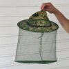 Панама от комаров с антимоскитной сеткой, 32х30см, ND5304 Зелёный / Антимоскитная шляпа с защитой от насекомых