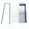 Раскладной мангал переносной 70х70х30см, BARBECUE TRAY 770T, Серебристый