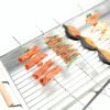 Раскладной мангал переносной 70х70х30см, BARBECUE TRAY 770T, Серебристый