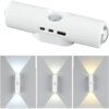 Настенная LED лампа NS-02 • Декоративный RGB-светильник NS-02 с датчиком движения для интерьерной подсветки