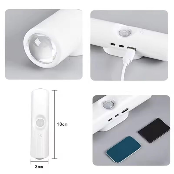 Настенная LED лампа NS-02 • Декоративный RGB-светильник NS-02 с датчиком движения для интерьерной подсветки
