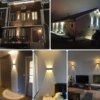 Настенная LED лампа NS-02 • Декоративный RGB-светильник NS-02 с датчиком движения для интерьерной подсветки