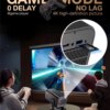 Проектор с игровой приставкой для кино и игр смарт домашний кинотеатр с джойстиками HCS350 PRO