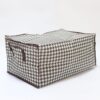Чехол для хранения вещей и постельного белья 50 л, (54х35х25 см), BAG LY-377, Коричневый / Органайзер для одеял и подушек