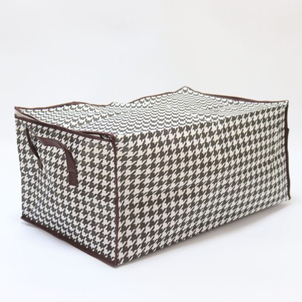 Чехол для хранения вещей и постельного белья 50 л, (54х35х25 см), BAG LY-377, Коричневый / Органайзер для одеял и подушек