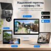 360° Уличная IP-камера TP18 4G Solar PTZ с автономным питанием и SIM-картой, 6 МП, черная