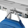 Набор школьная парта и стул с регулировкой высоты Fundesk Littonia Grey с лампой и подставкой для книг Серый