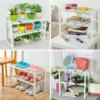 Регулируемая кухонная полка, 38-70 см, KITCHEN RACK, Белый / Раздвижной стеллаж для хранения посуды под раковину