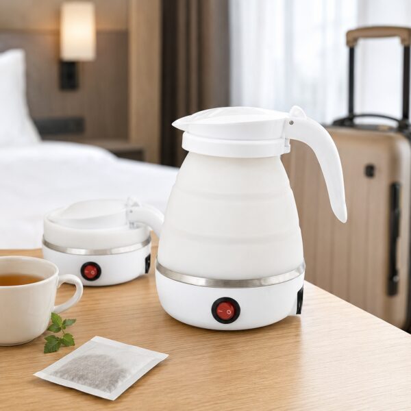 Силиконовый складной чайник 0,5 л Kettle / Универсальный электрочайник / Дорожный чайник