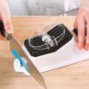 Электрическая точилка для ножей Electric Knife Sharpener от USB, Белый / Профессиональная электроточилка / Ножеточка
