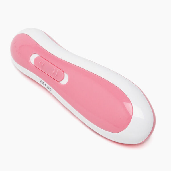 Электрическая пилочка для ногтей NAIL TRIMMER XL-667 розовая с 6 насадками и кейсом