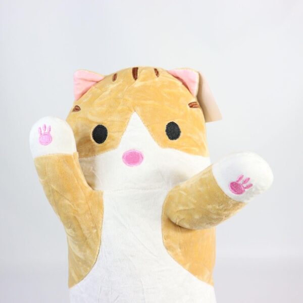 Мягкая игрушка Кот Батон 90 см, DOLL 1498-50, Коричневый / Плюшевая игрушка обнимашка / Детская игрушка длинный кот