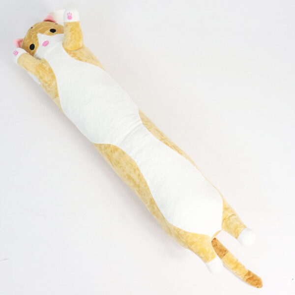 Мягкая игрушка Кот Батон 90 см, DOLL 1498-50, Коричневый / Плюшевая игрушка обнимашка / Детская игрушка длинный кот