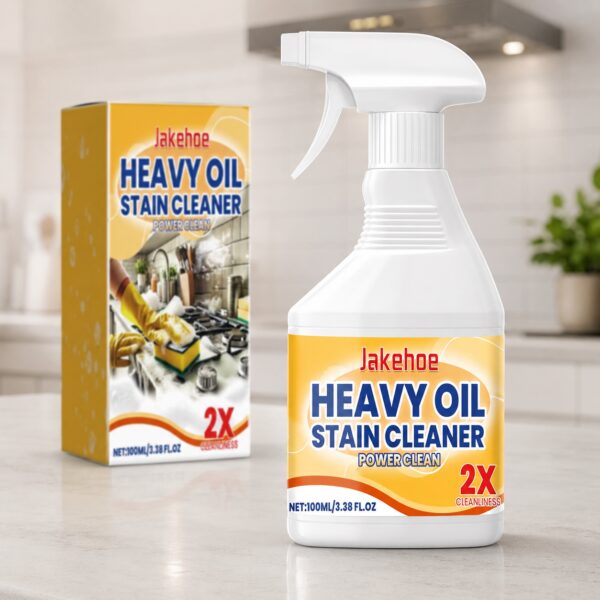 Спрей Антижир 100 мл, Jakehoe Heavy Oil Stain Cleaner, Белый / Очиститель для кухни / Моющее средство для уборки жира и нагара