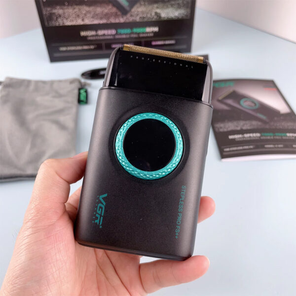 Электробритва шейвер с двойным лезвием, от USB, VGR V-377, Черная / Мужская электробритва аккумуляторная