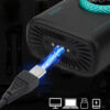 Электробритва шейвер с двойным лезвием, от USB, VGR V-377, Черная / Мужская электробритва аккумуляторная