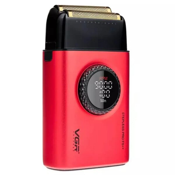 Электробритва шейвер с двойным лезвием, от USB, VGR V-377, Красная / Мужская электробритва аккумуляторная