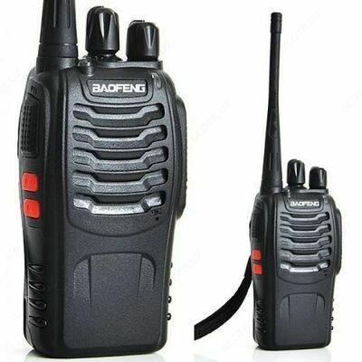 Комплект из двух раций Baofeng BF-888S на 16 каналов до 5 км, радиостанция на 2 двухдиапазонных рации на 1500 мАч со встроенным FM