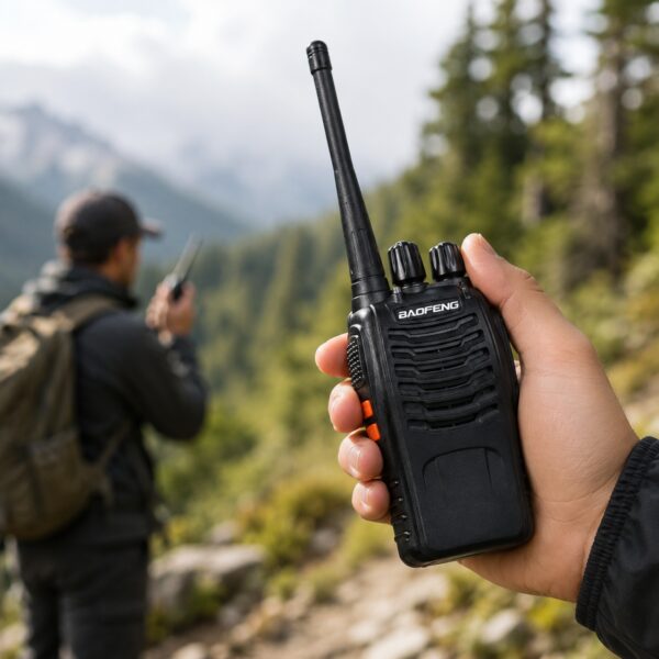 Комплект из двух раций Baofeng BF-888S на 16 каналов до 5 км, радиостанция на 2 двухдиапазонных рации на 1500 мАч со встроенным FM