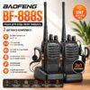 Комплект из двух раций Baofeng BF-888S на 16 каналов до 5 км, радиостанция на 2 двухдиапазонных рации на 1500 мАч со встроенным FM